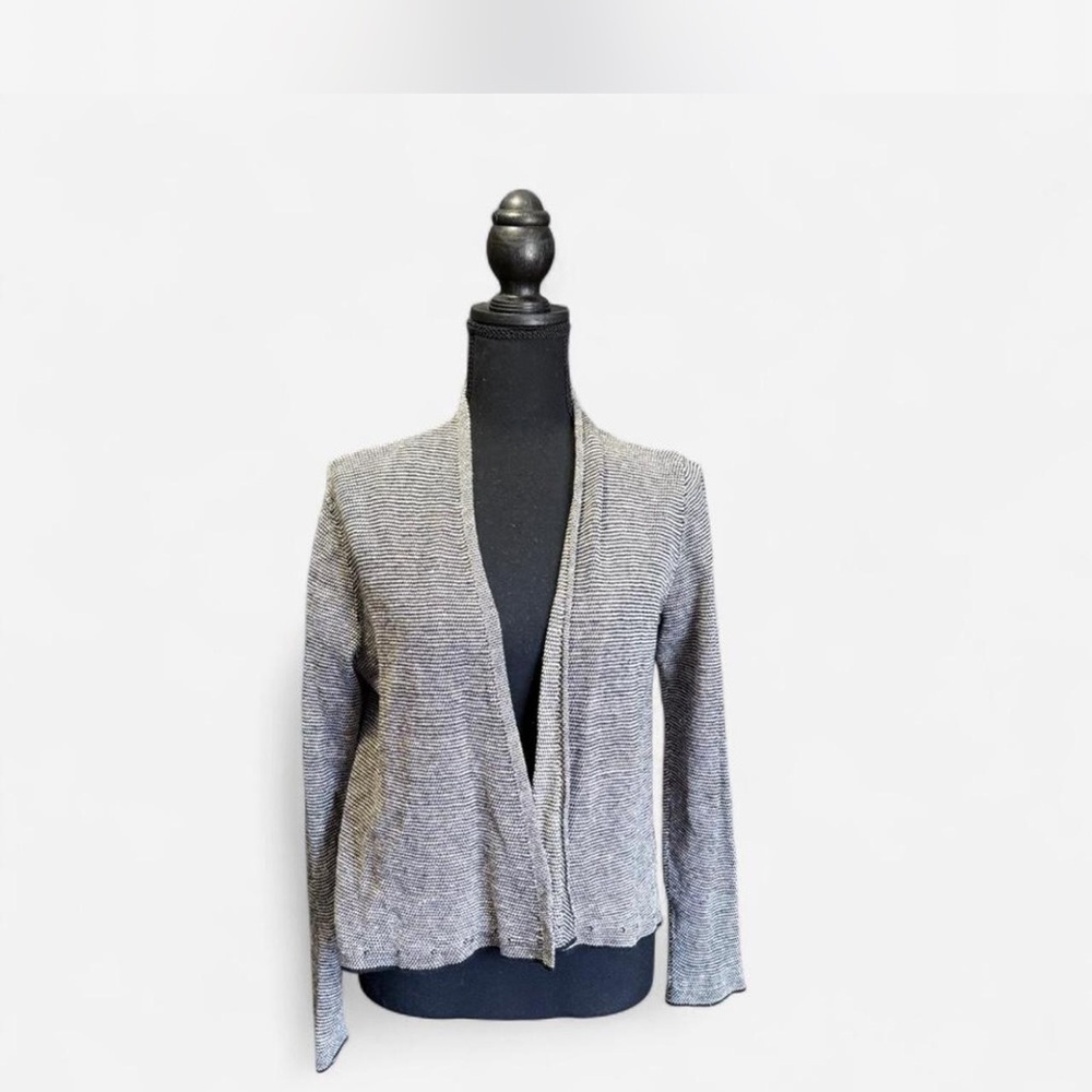 EILEEN FISHER 100% Organic Linen Knit Cardigan • Petite • Quiet Luxury
